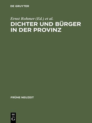 cover image of Dichter und Bürger in der Provinz